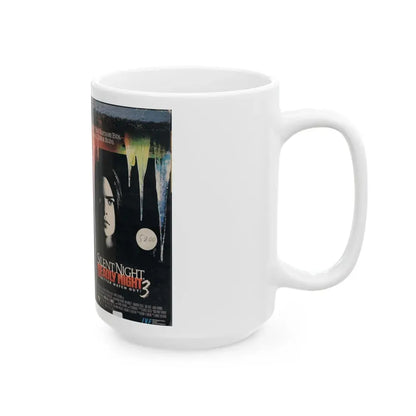 SILENT NIGHT DEADLY NIGHT 3 BETTER WATCH OUT (VHS COVER) - White Coffee Mug - Go Mug Yourself