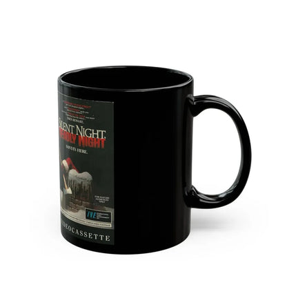 SILENT NIGHT DEADLY NIGHT (VHS COVER) - Black Coffee Mug - Go Mug Yourself