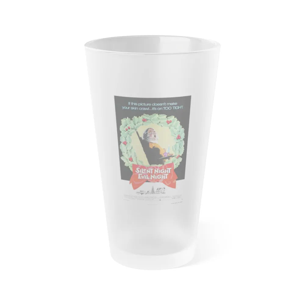 SILENT NIGHT, EVIL NIGHT (BLACK CHRISTMAS) 1974 Movie Poster - Frosted Pint Glass 16oz-Go Mug Yourself