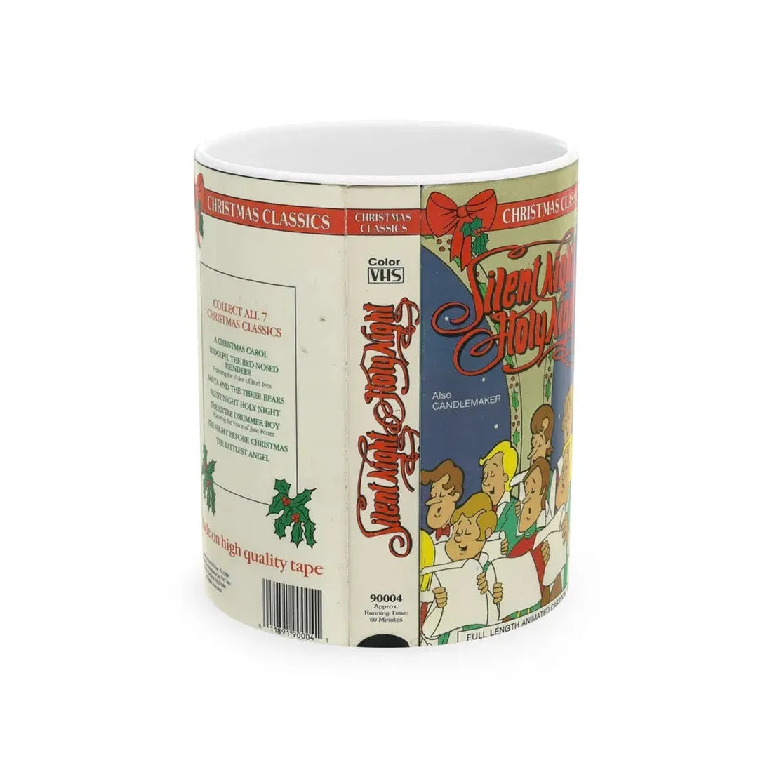 SILENT NIGHT HOLY NIGHT (VHS COVER) - White Coffee Mug 11oz - Go Mug Yourself