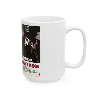 SILENT RAGE (VHS COVER) - White Coffee Mug - Go Mug Yourself