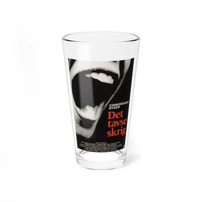 SILENT SCREAM (DANISH) 1979 Movie Poster - Pint Glass 16oz-16oz-Go Mug Yourself