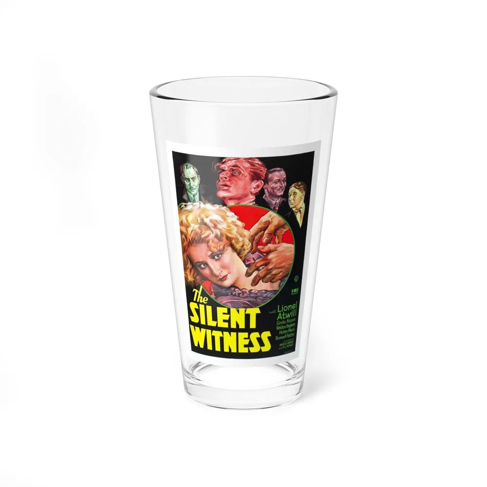 SILENT WITNESS 1932 Movie Poster - Pint Glass 16oz-16oz-Go Mug Yourself