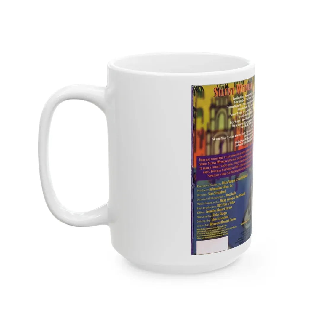 SILENT WITNESS (VHS COVER) - White Coffee Mug - Go Mug Yourself