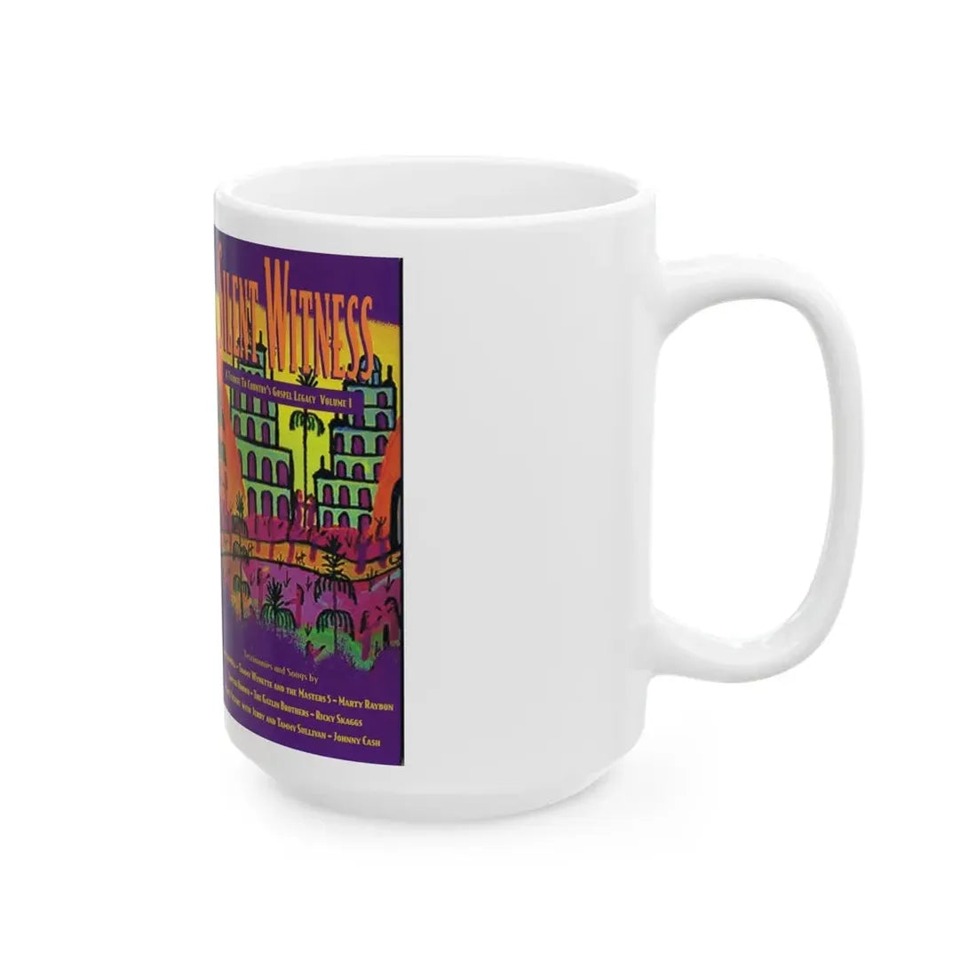 SILENT WITNESS (VHS COVER) - White Coffee Mug - Go Mug Yourself