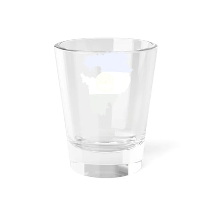 Silhouette of Bashkortostan (Russia) Shot Glass 1.5oz - Go Mug Yourself