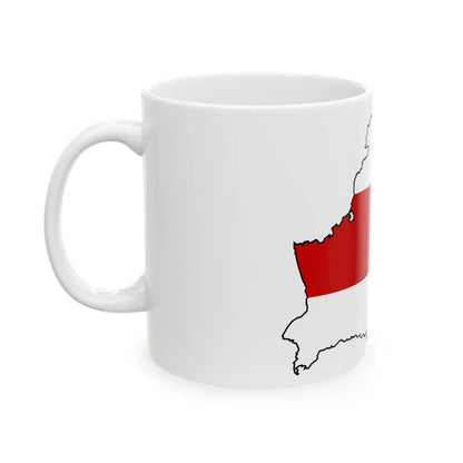Silhouette of Belarus (Belarus) White Coffee Mug - Go Mug Yourself