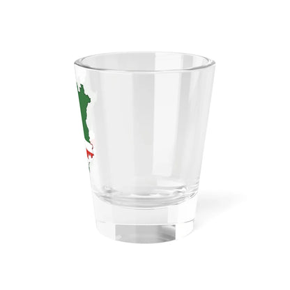 Silhouette of Chechen Republic of Ichkeria (Russia) Shot Glass 1.5oz - Go Mug Yourself