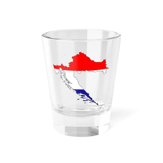 Silhouette of Croatia (Croatia) Shot Glass 1.5oz 1.5oz - Go Mug Yourself