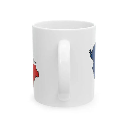 Silhouette of Czech (Czech Republic) White Coffee Mug - Go Mug Yourself