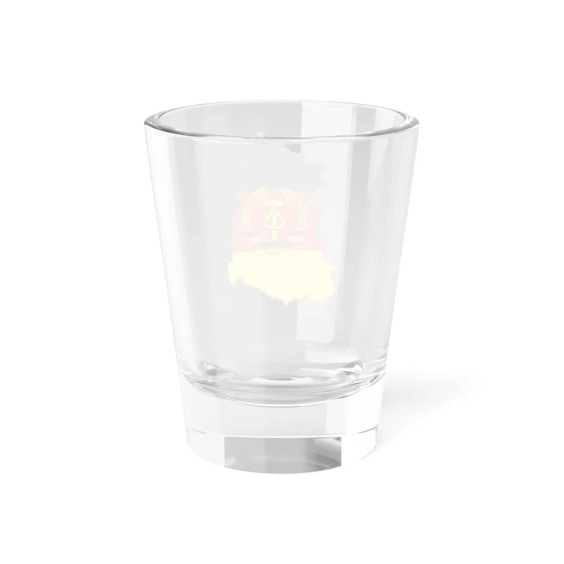 Silhouette of East Germany Shot Glass 1.5oz - Go Mug Yourself