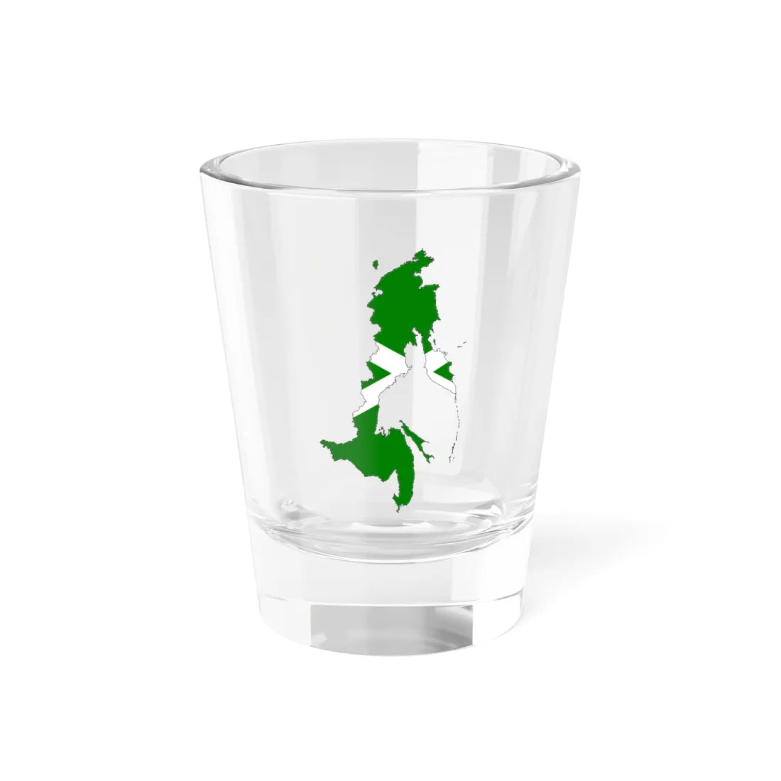 Silhouette of Far East (Russia) Shot Glass 1.5oz 1.5oz - Go Mug Yourself
