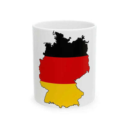 Silhouette of Germany (Germany) White Coffee Mug 11oz - Go Mug Yourself