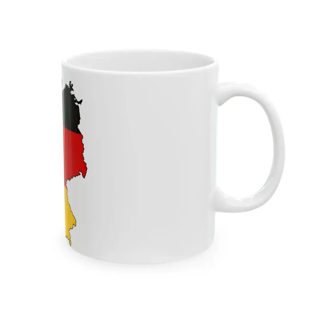Silhouette of Germany (Germany) White Coffee Mug - Go Mug Yourself