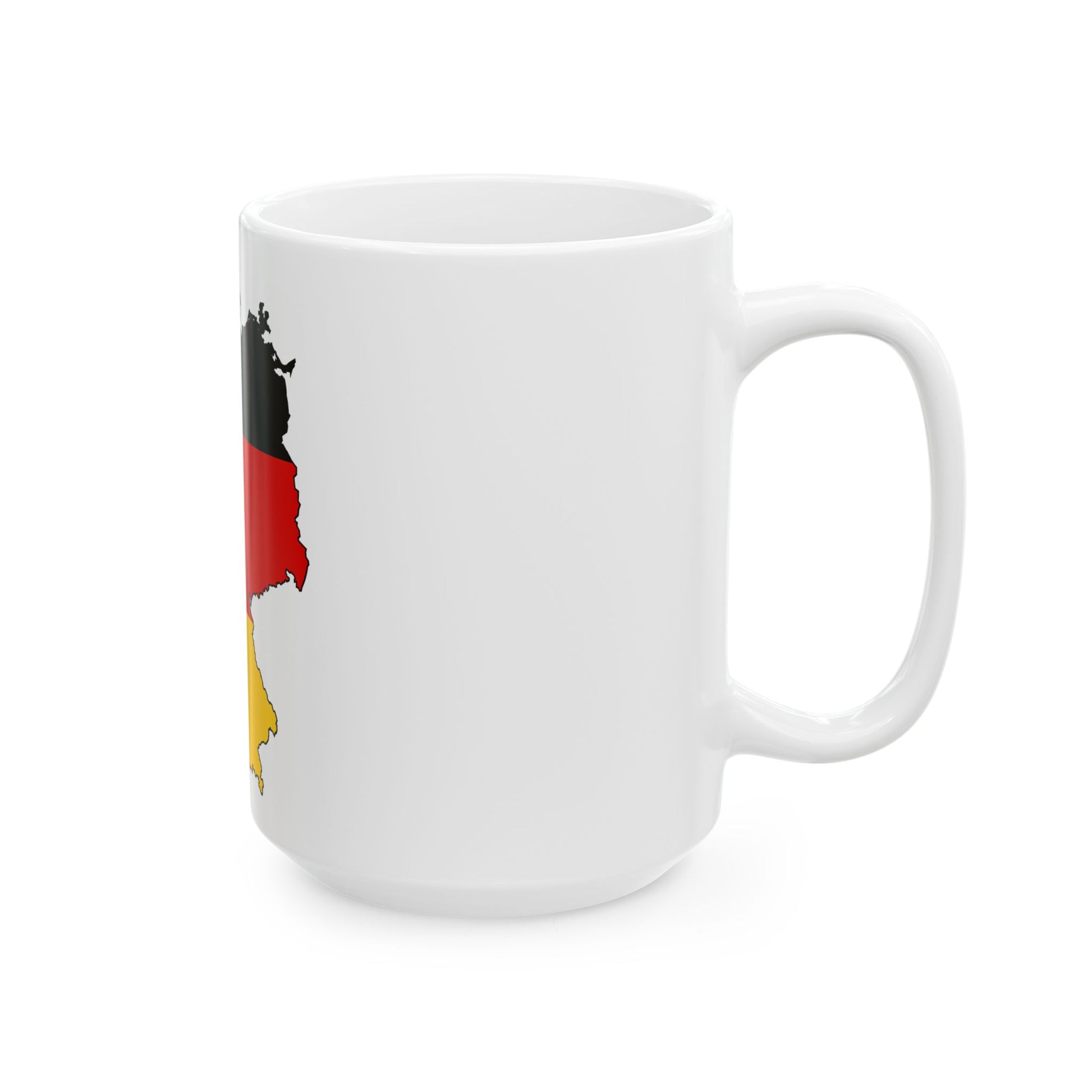 Silhouette of Germany (Germany) White Coffee Mug-Go Mug Yourself
