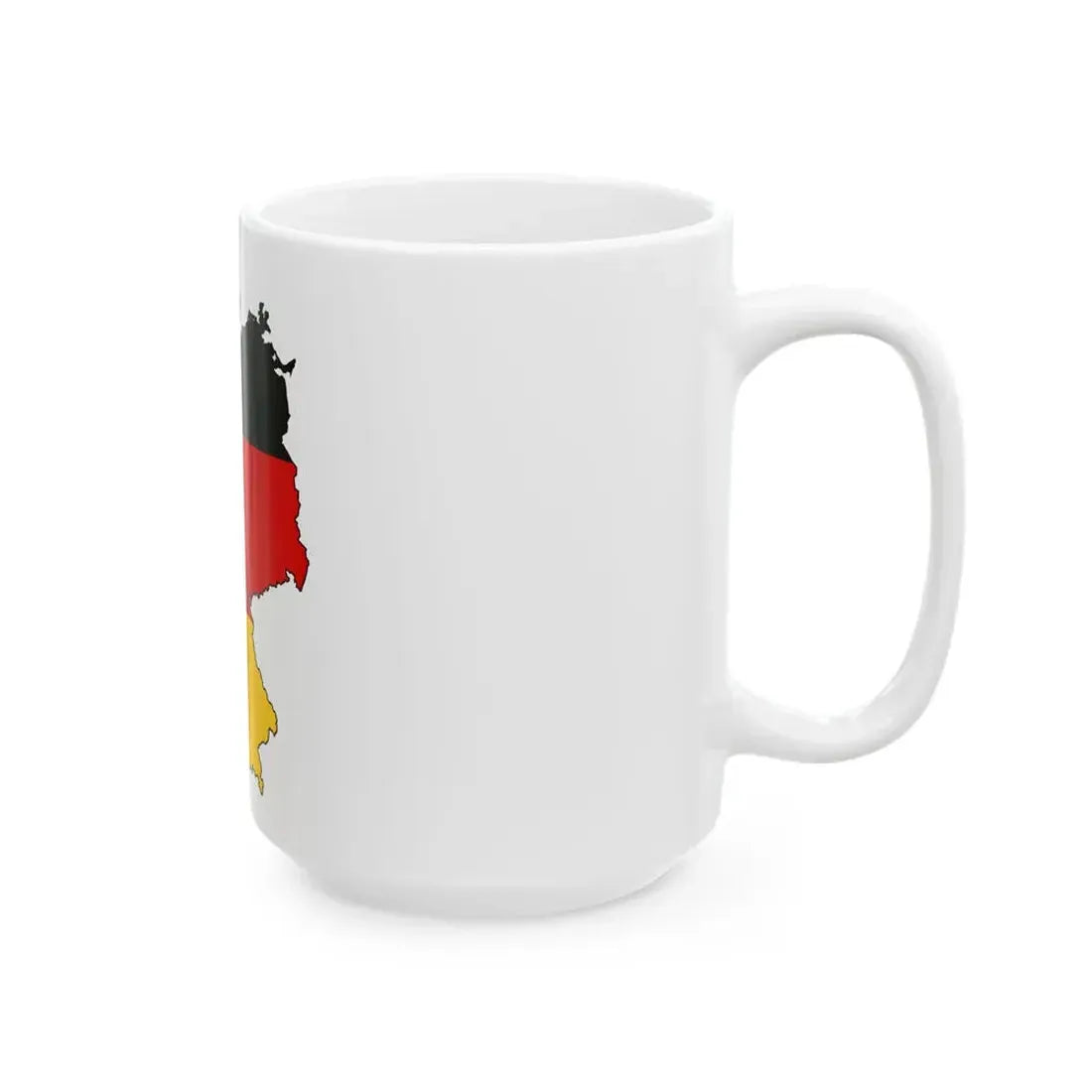 Silhouette of Germany (Germany) White Coffee Mug - Go Mug Yourself