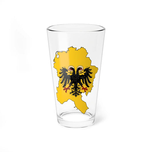 Silhouette of Holy Roman Empire (Germany) Pint Glass 16oz 16oz - Go Mug Yourself