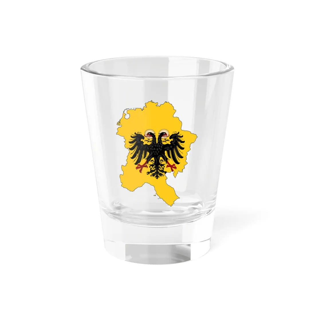 Silhouette of Holy Roman Empire (Germany) Shot Glass 1.5oz 1.5oz - Go Mug Yourself