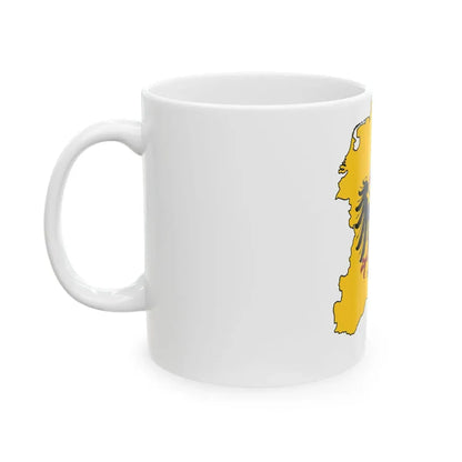 Silhouette of Holy Roman Empire (Germany) White Coffee Mug - Go Mug Yourself