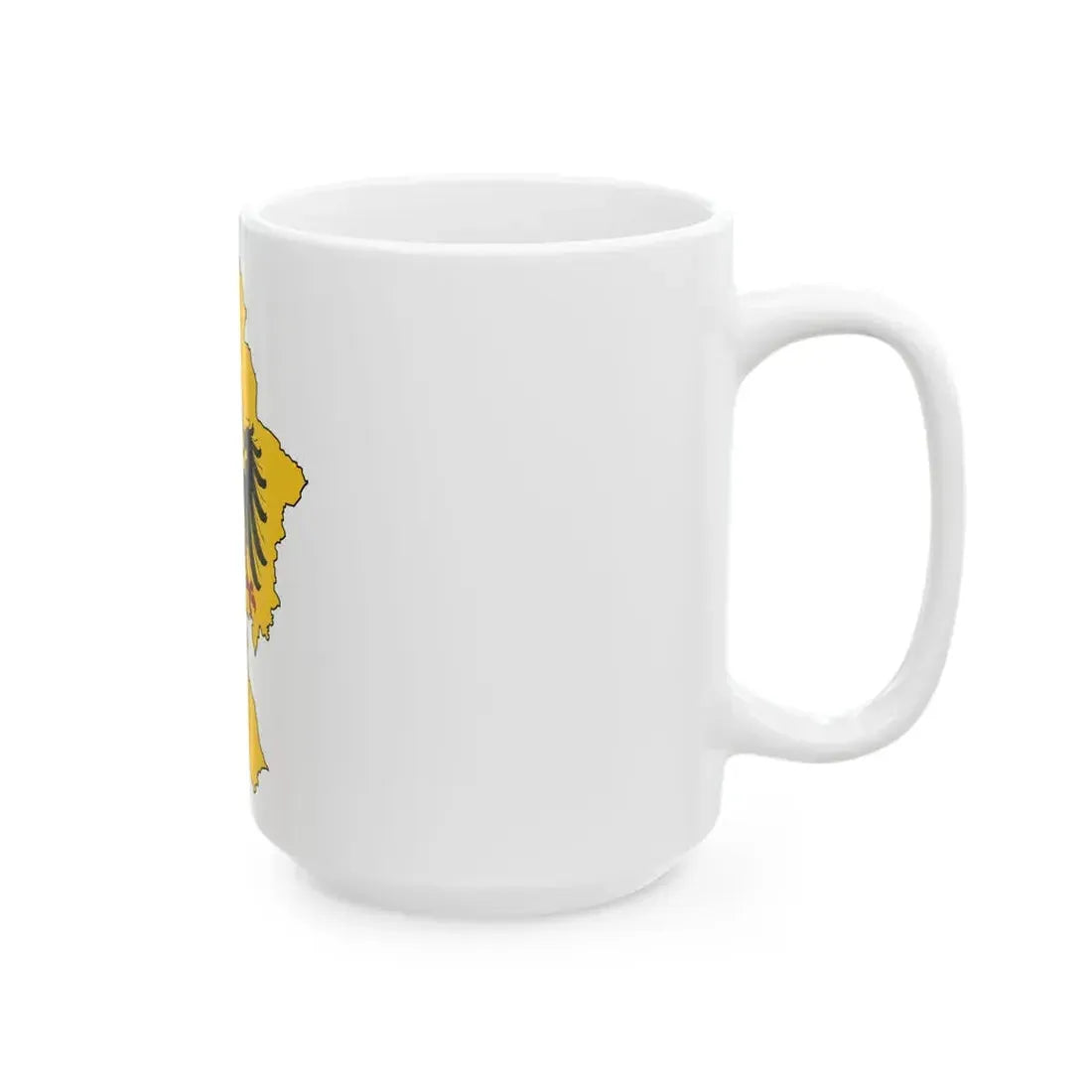 Silhouette of Holy Roman Empire (Germany) White Coffee Mug - Go Mug Yourself