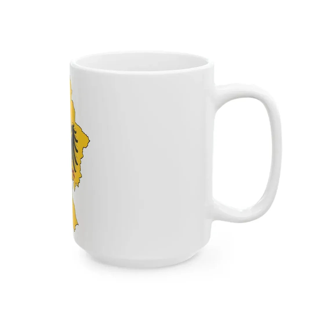 Silhouette of Holy Roman Empire (Germany) White Coffee Mug - Go Mug Yourself