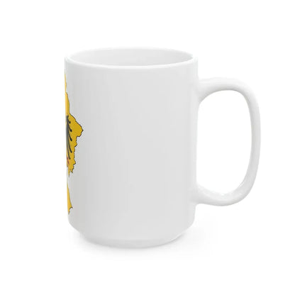 Silhouette of Holy Roman Empire (Germany) White Coffee Mug - Go Mug Yourself