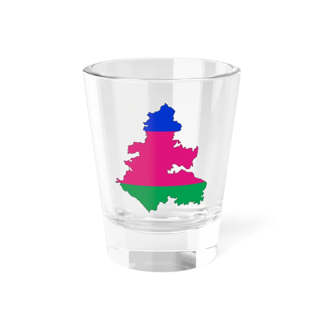 Silhouette of Kuban (Russia) Shot Glass 1.5oz 1.5oz - Go Mug Yourself