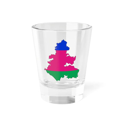 Silhouette of Kuban (Russia) Shot Glass 1.5oz 1.5oz - Go Mug Yourself