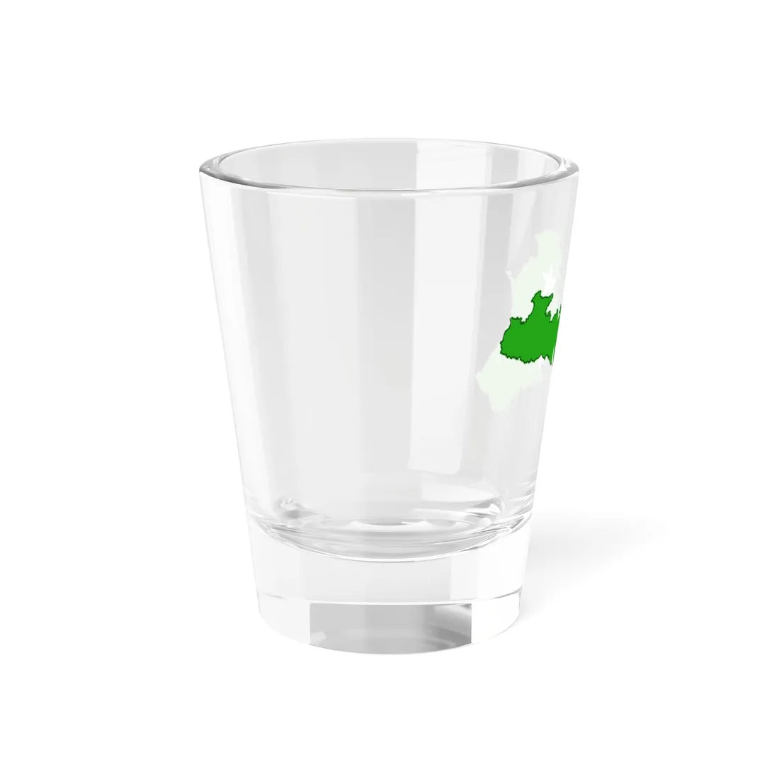 Silhouette of North Caucasus (Russia) Shot Glass 1.5oz - Go Mug Yourself