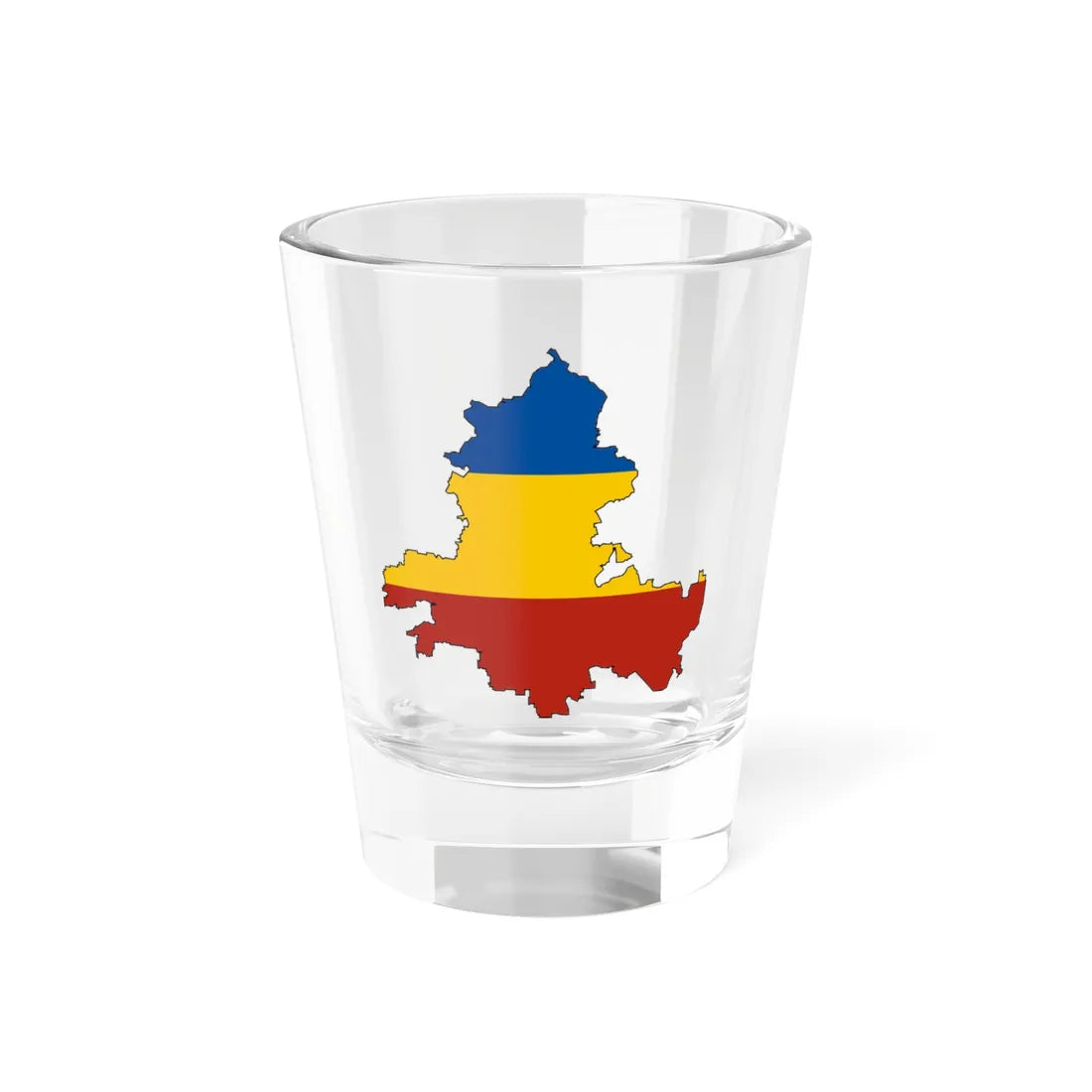 Silhouette of Podonye (Russia) Shot Glass 1.5oz 1.5oz - Go Mug Yourself