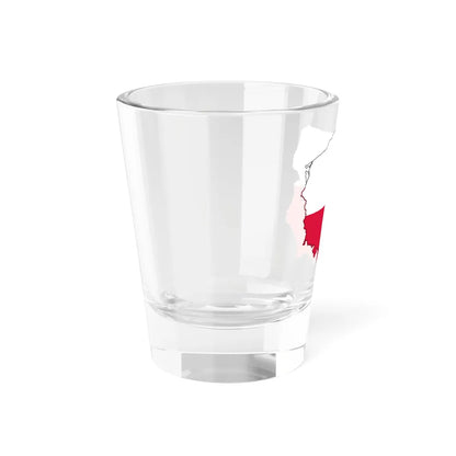 Silhouette of Poland (Poland) Shot Glass 1.5oz - Go Mug Yourself