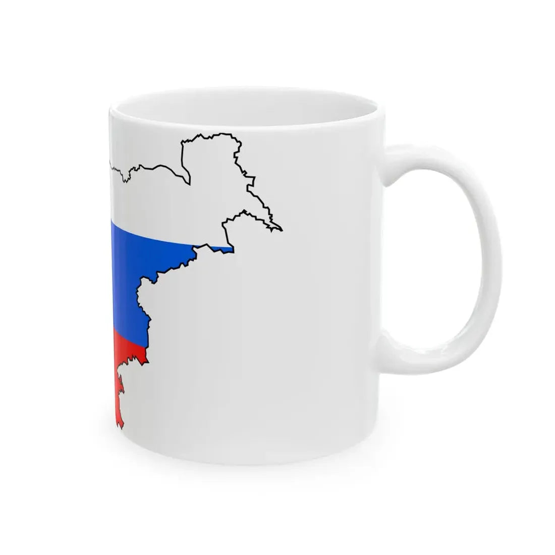 Silhouette of Slovenia (Slovenia) White Coffee Mug - Go Mug Yourself