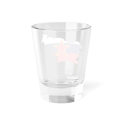 Silhouette of the Socialist Republic of Slovenia (Slovenia) Shot Glass 1.5oz - Go Mug Yourself