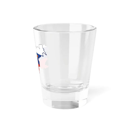 Silhouette of the Socialist Republic of Slovenia (Slovenia) Shot Glass 1.5oz - Go Mug Yourself