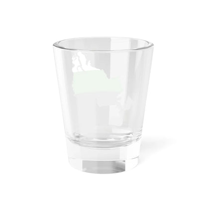 Silhouette of Ural (Russia) Shot Glass 1.5oz - Go Mug Yourself