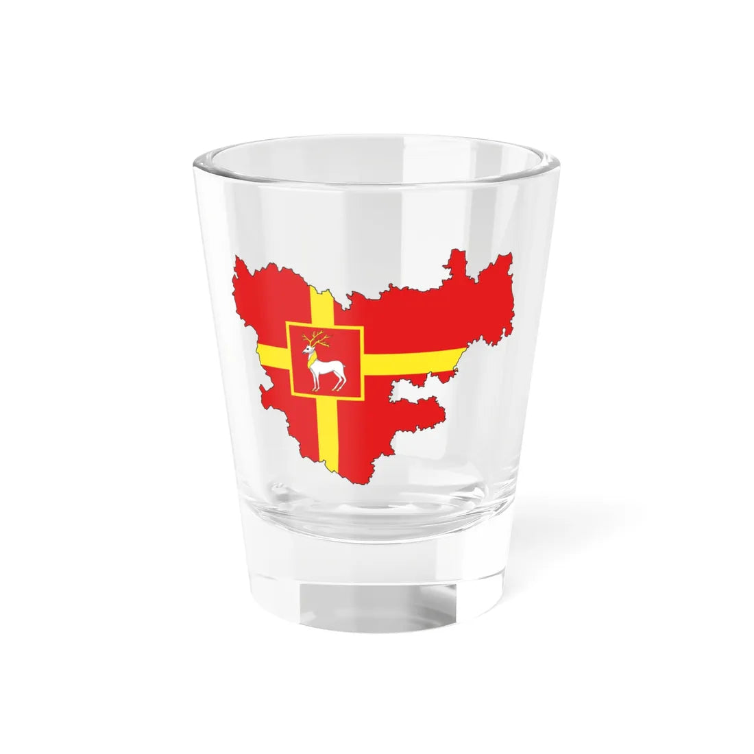 Silhouette of Zalesye (Russia) Shot Glass 1.5oz 1.5oz - Go Mug Yourself