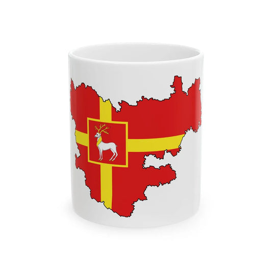Silhouette of Zalesye (Russia) White Coffee Mug 11oz - Go Mug Yourself