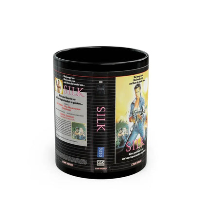SILK CNR VIDEO (VHS COVER) - Black Coffee Mug 11oz - Go Mug Yourself