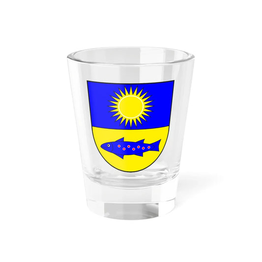 Sils i E Segl wappen (Switzerland) (Coat of Arms) Shot Glass 1.5oz 1.5oz - Go Mug Yourself