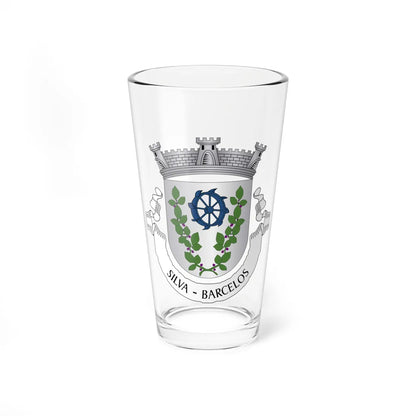 Silva- Barcelos (Portugal) (Coat of Arms) Pint Glass 16oz 16oz - Go Mug Yourself