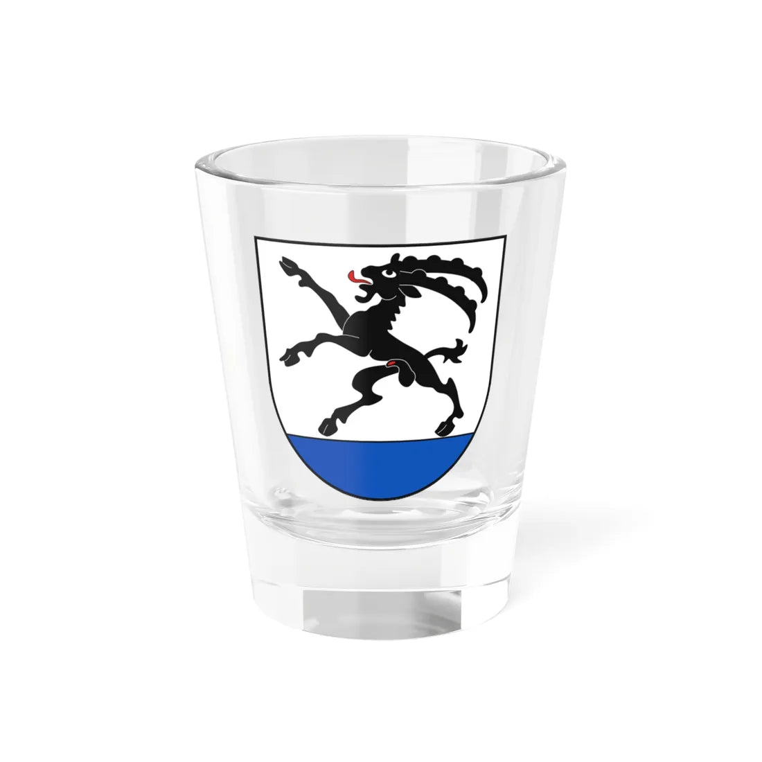 Silvaplana wappen (Switzerland) (Coat of Arms) Shot Glass 1.5oz 1.5oz - Go Mug Yourself