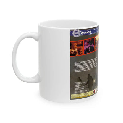 SILVER BULLET CANNON (VHS COVER) - White Coffee Mug-Go Mug Yourself