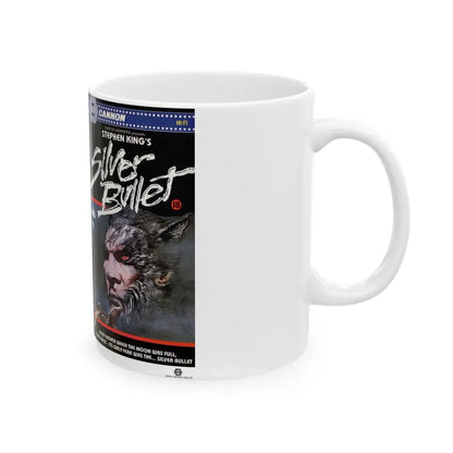 SILVER BULLET CANNON (VHS COVER) - White Coffee Mug - Go Mug Yourself