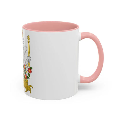 Silver Falcon Badge - Accent Coffee Mug-Go Mug Yourself