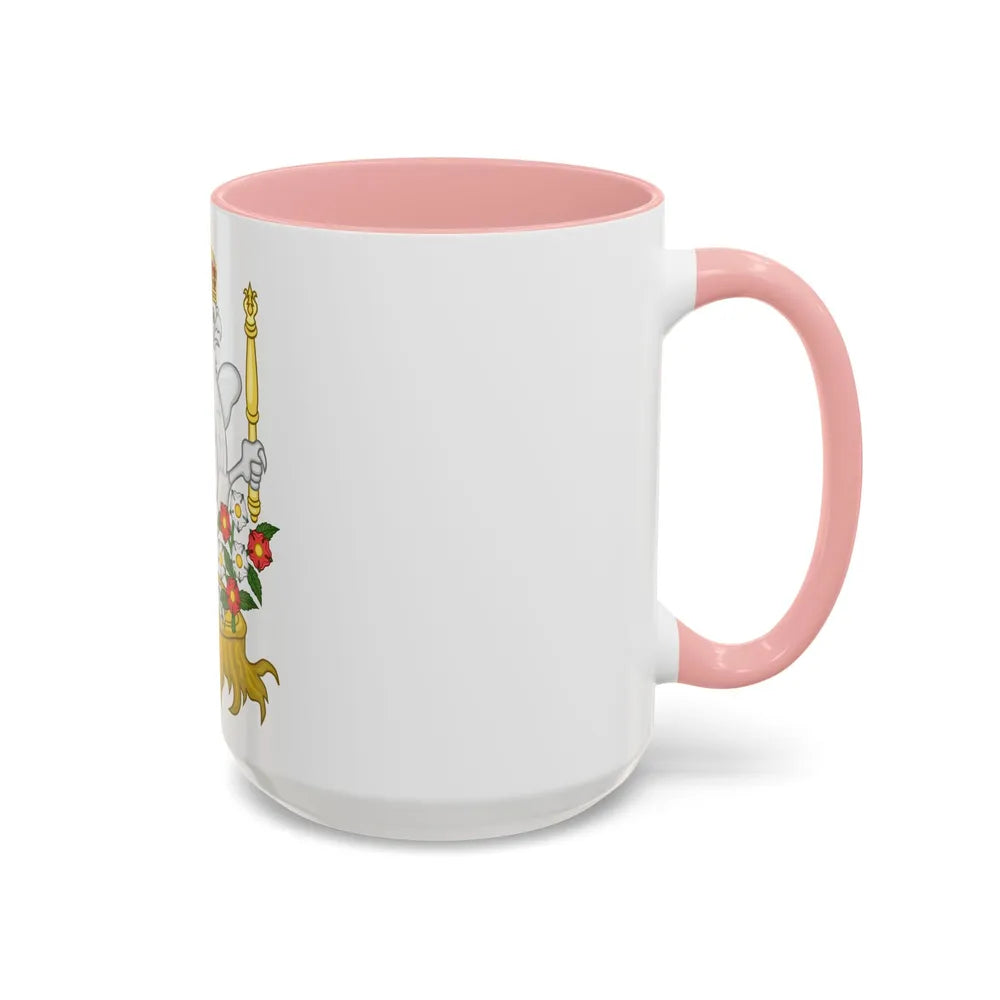 Silver Falcon Badge - Accent Coffee Mug-Go Mug Yourself