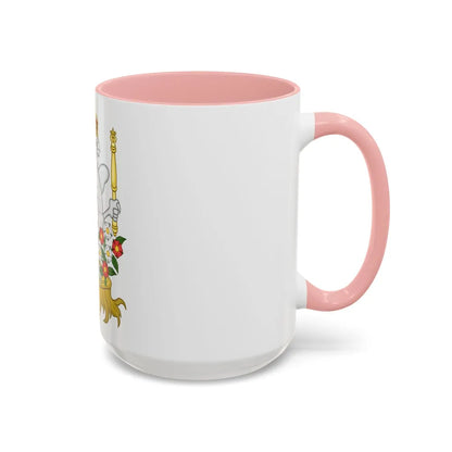 Silver Falcon Badge - Accent Coffee Mug-Go Mug Yourself