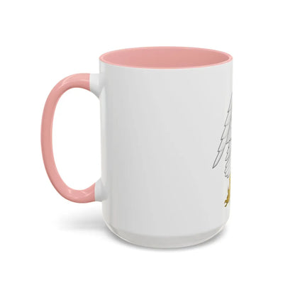Silver Falcon Badge - Accent Coffee Mug-Go Mug Yourself