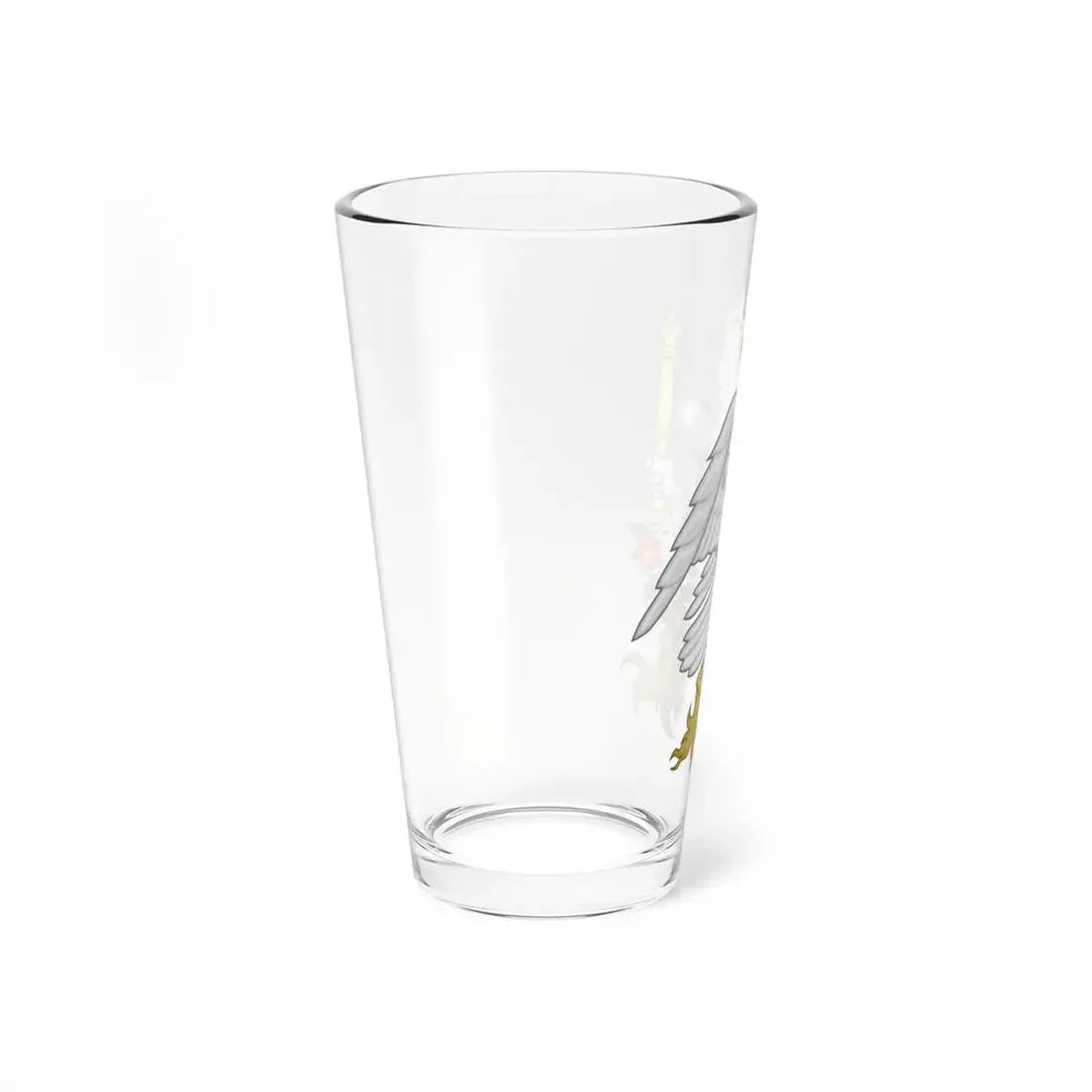 Silver Falcon Badge - Pint Glass 16oz - Go Mug Yourself