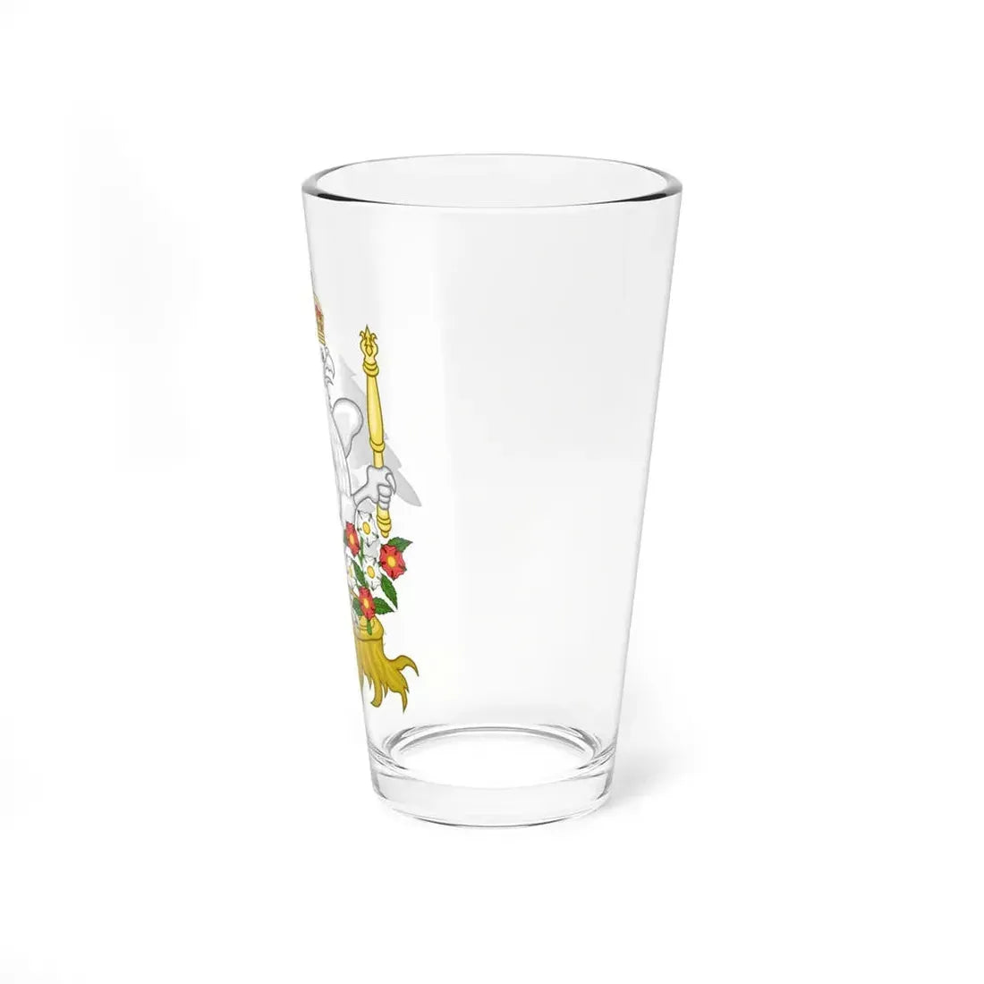 Silver Falcon Badge - Pint Glass 16oz - Go Mug Yourself