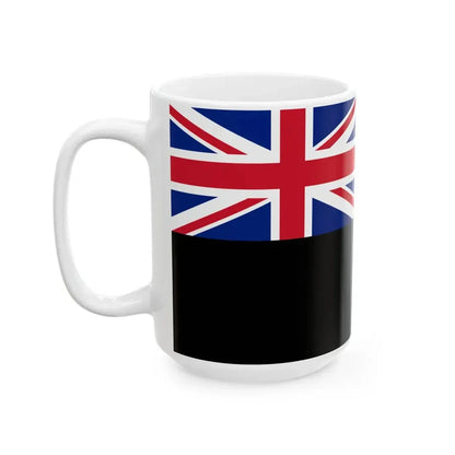 Silver fern black ensign (New Zealand) White Coffee Mug - Go Mug Yourself